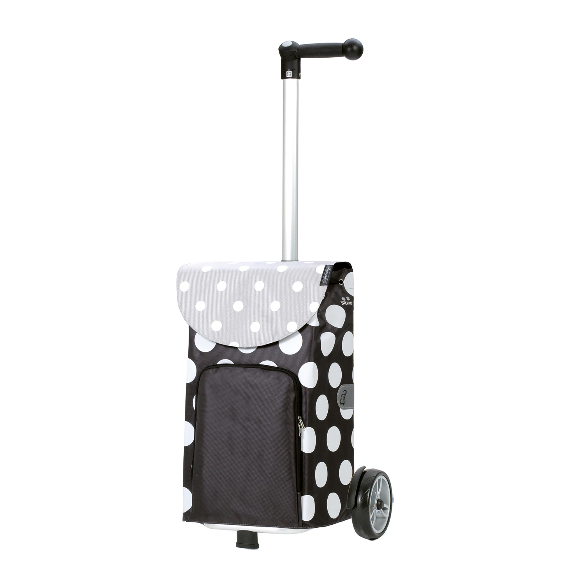 Bild von Unus Shopper mit Tasche Dots schwarz