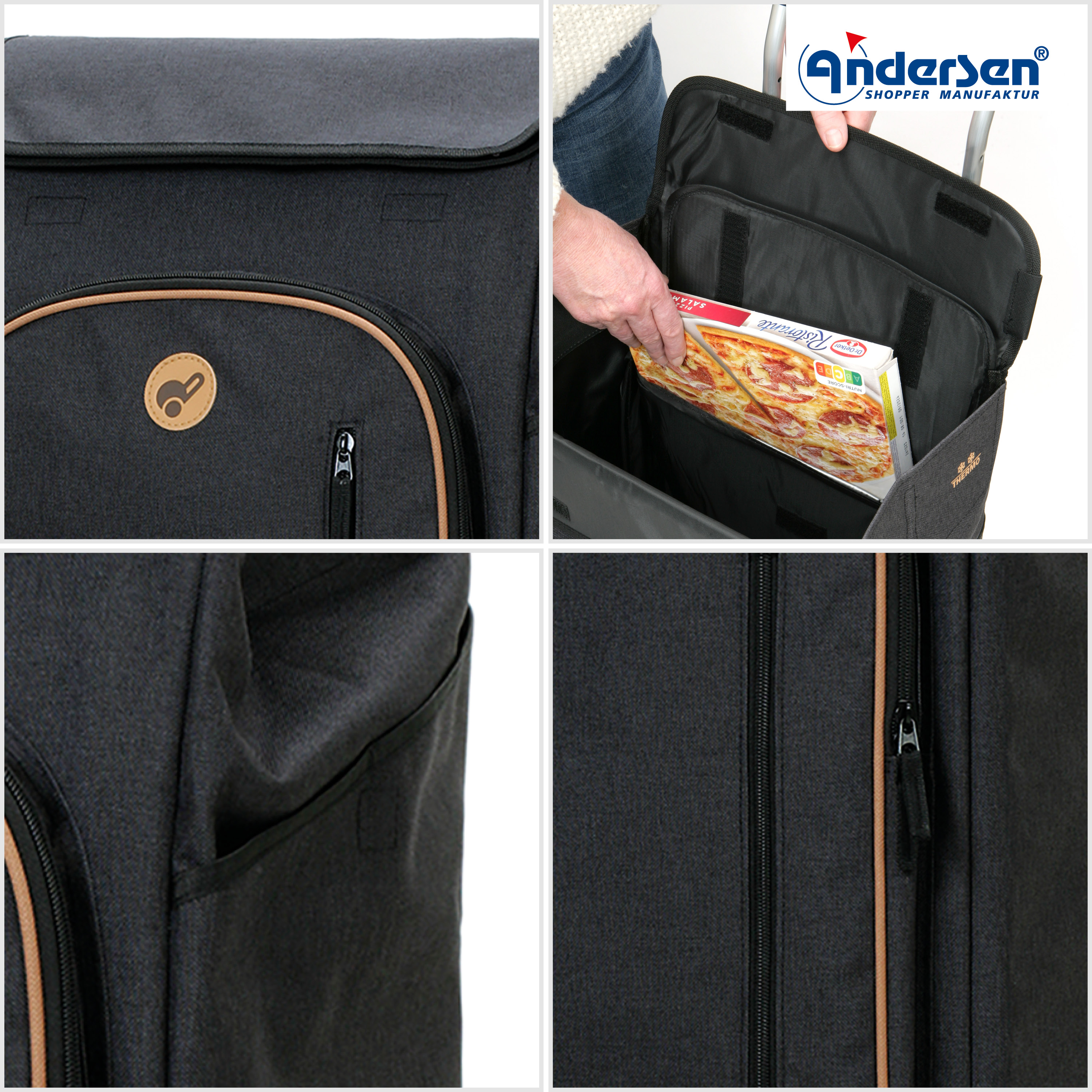 Komfort Shopper Folke schwarz Bild 5