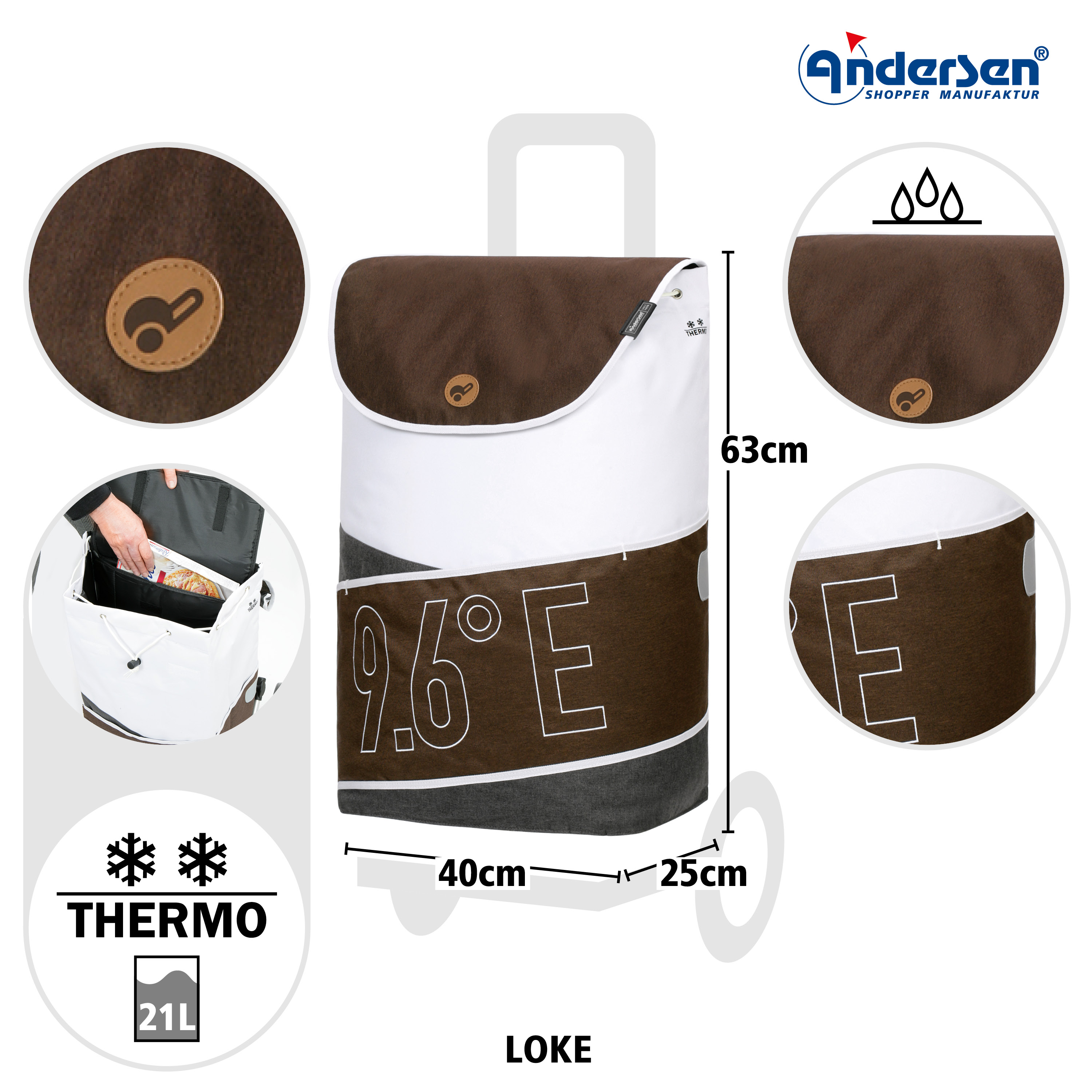 Treppensteiger Cargo Shopper XXL Loke braun Bild 3