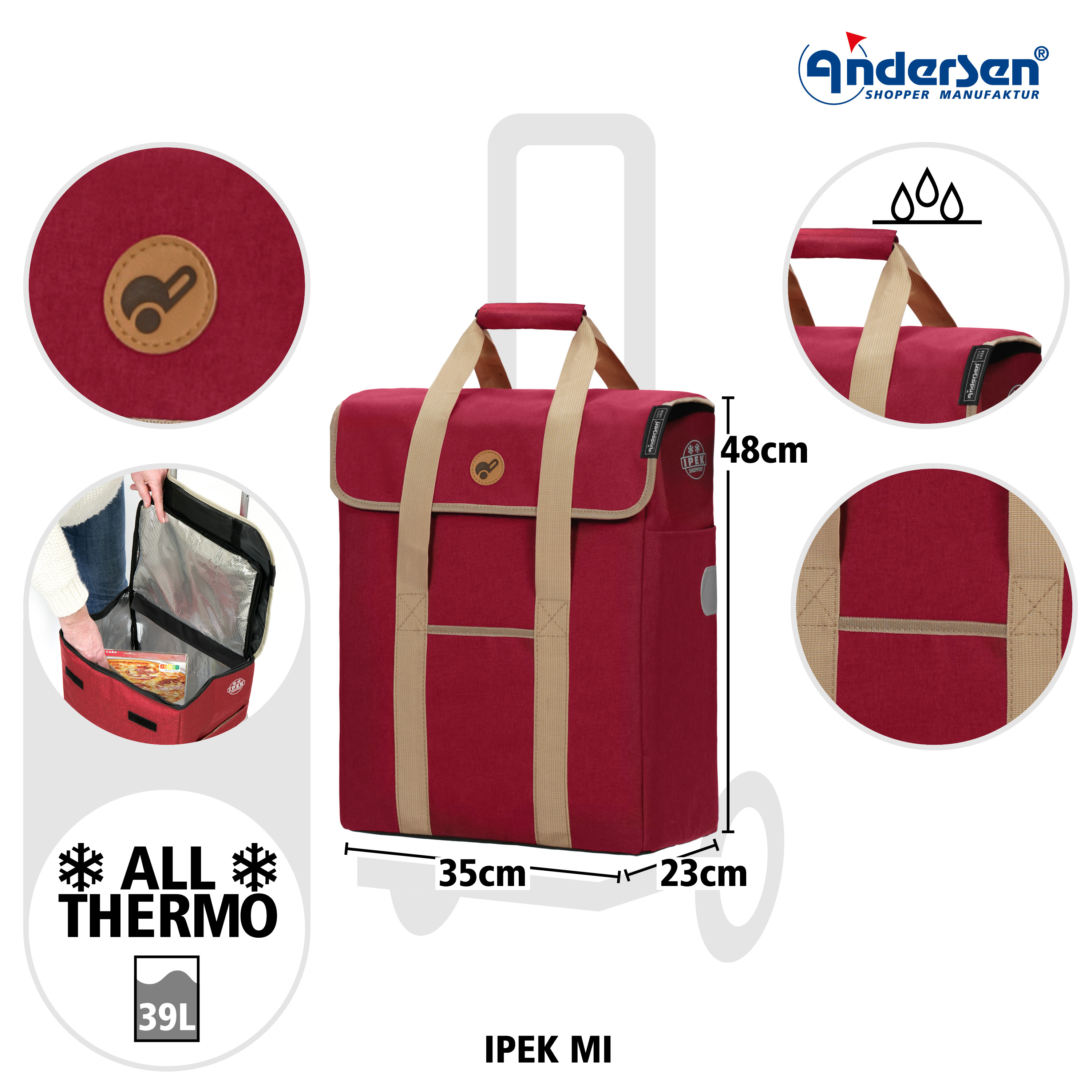 Scala Shopper Ipek Mi rot Bild 3