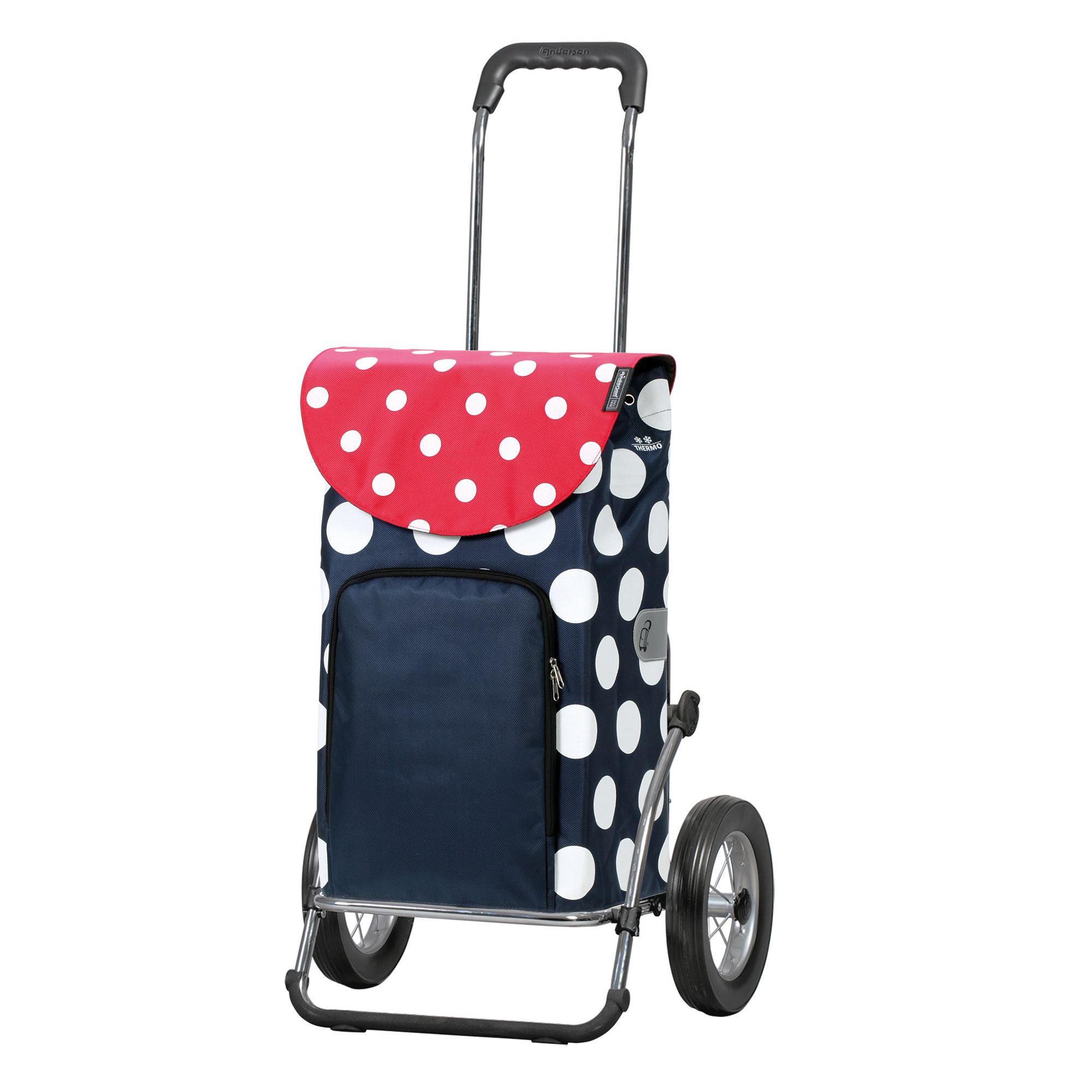 Bild von Royal Shopper (Stahlgestell) mit Tasche Dots blau