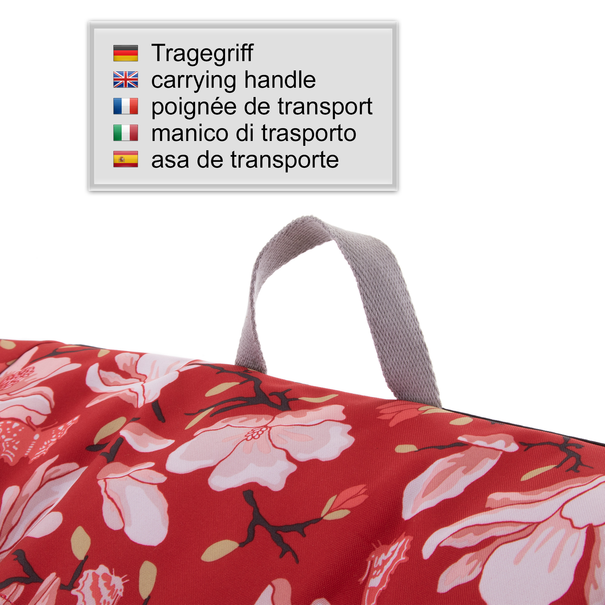 Unus Shopper Fun mit Tasche Basil Magnolia rot Bild 3