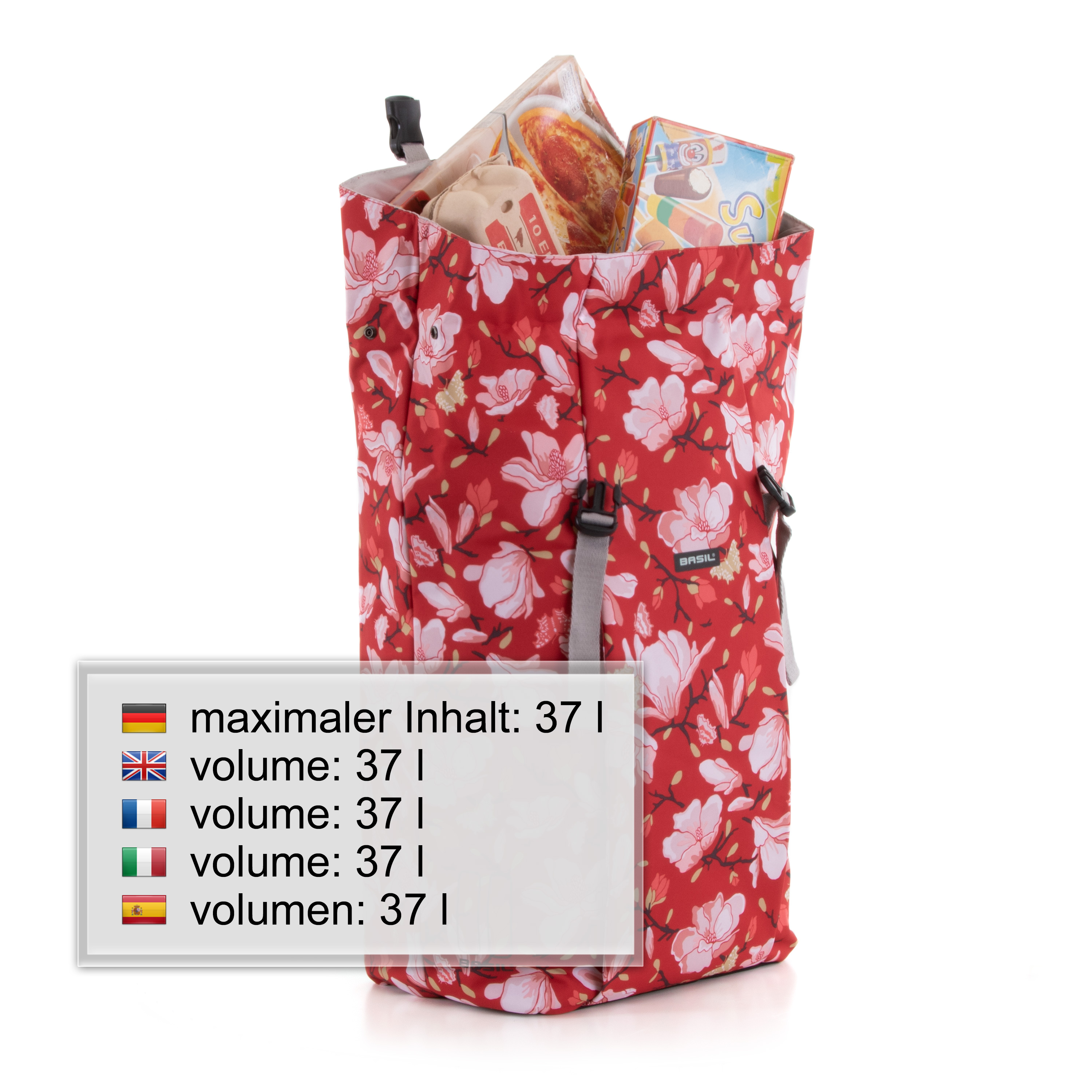 Unus Shopper Fun mit Tasche Basil Magnolia rot Bild 2