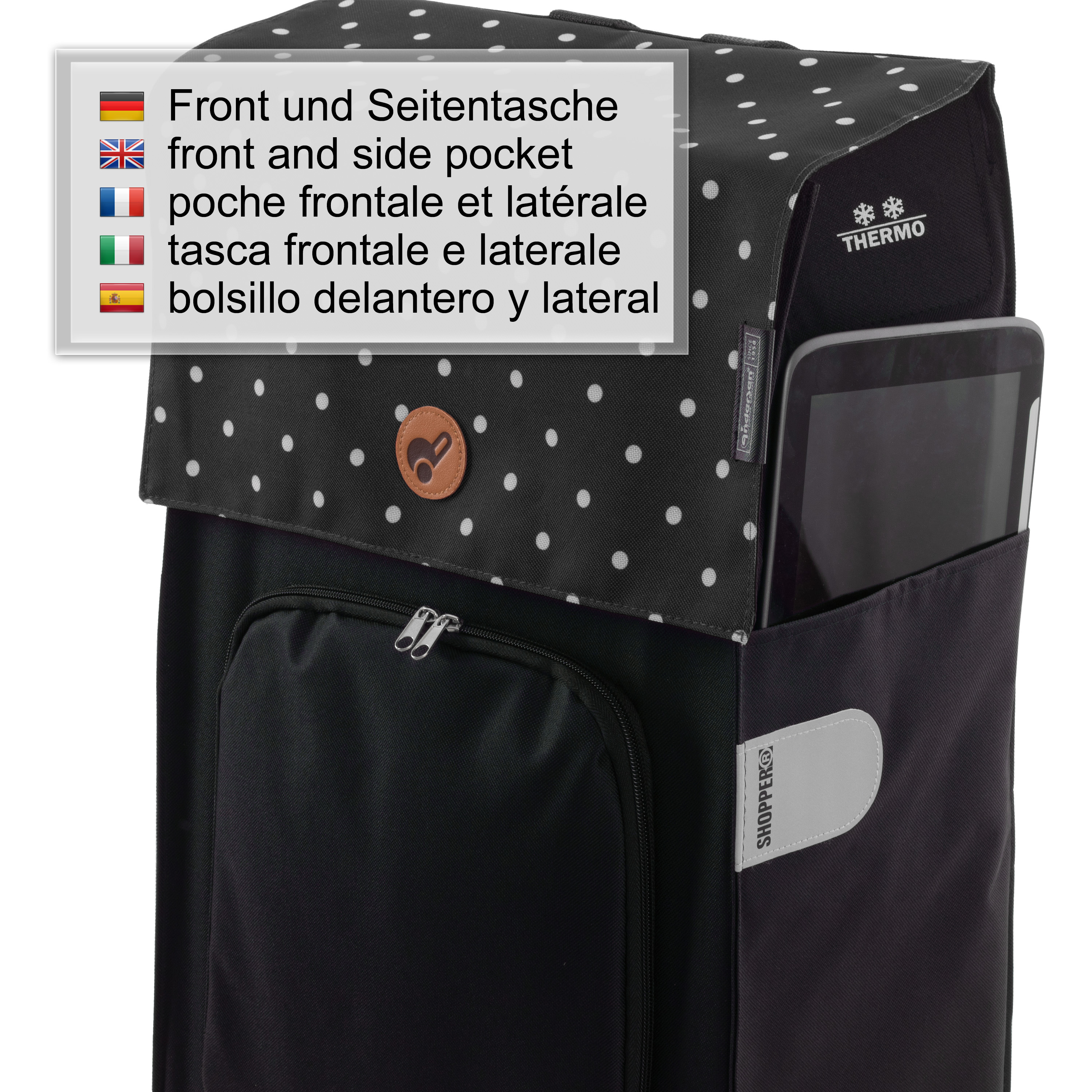 Treppensteiger Royal Shopper Malit schwarz Bild 3