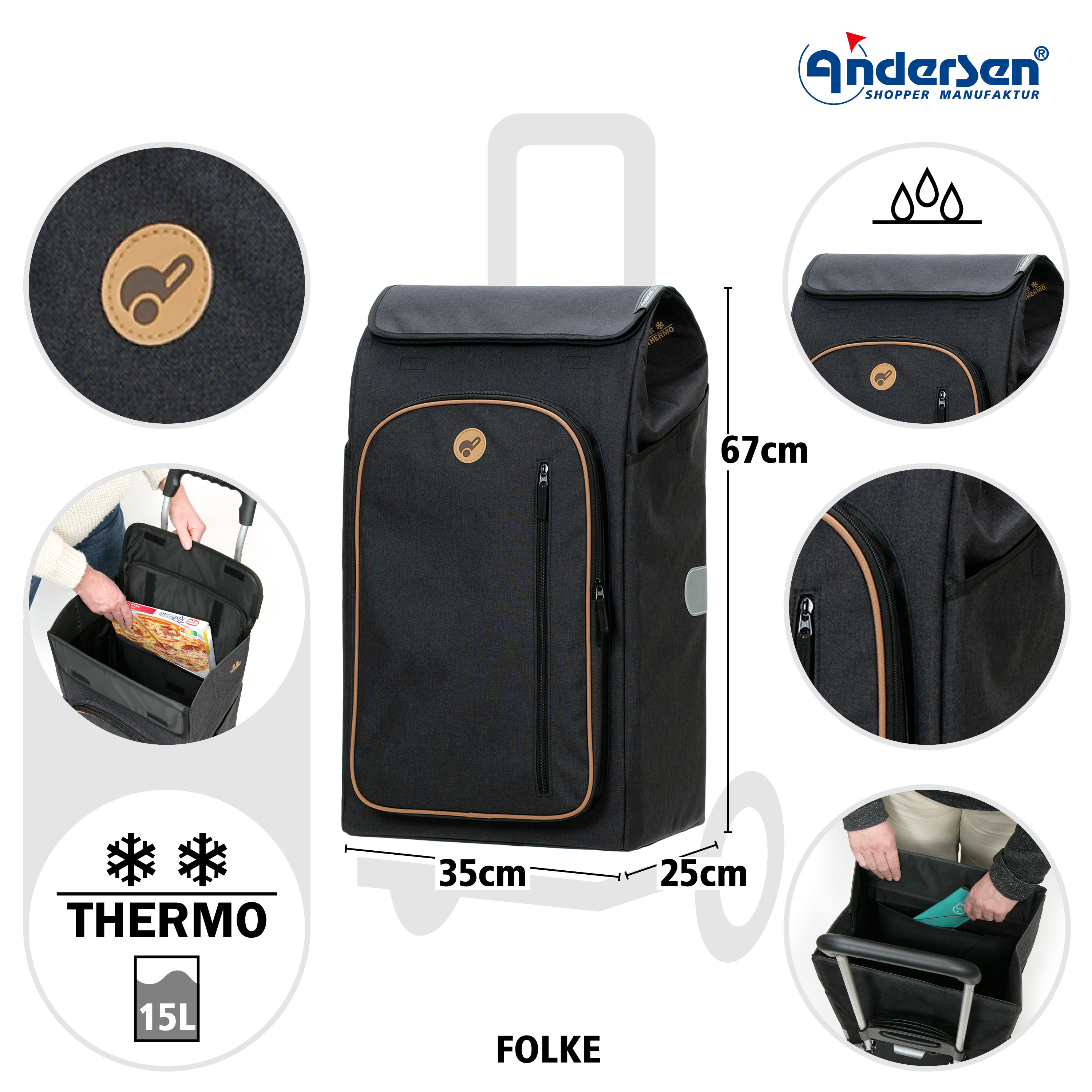 Cargo Shopper XXL Folke schwarz Bild 3