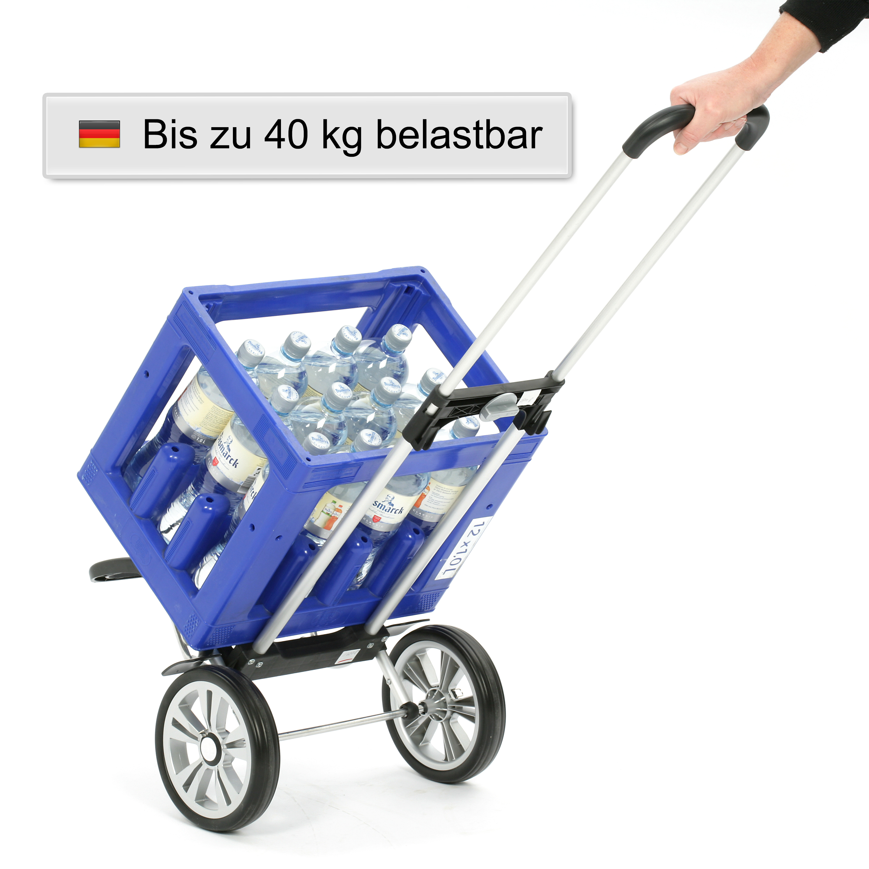 Alu Star Shopper mit Tasche Holm blau Bild 8