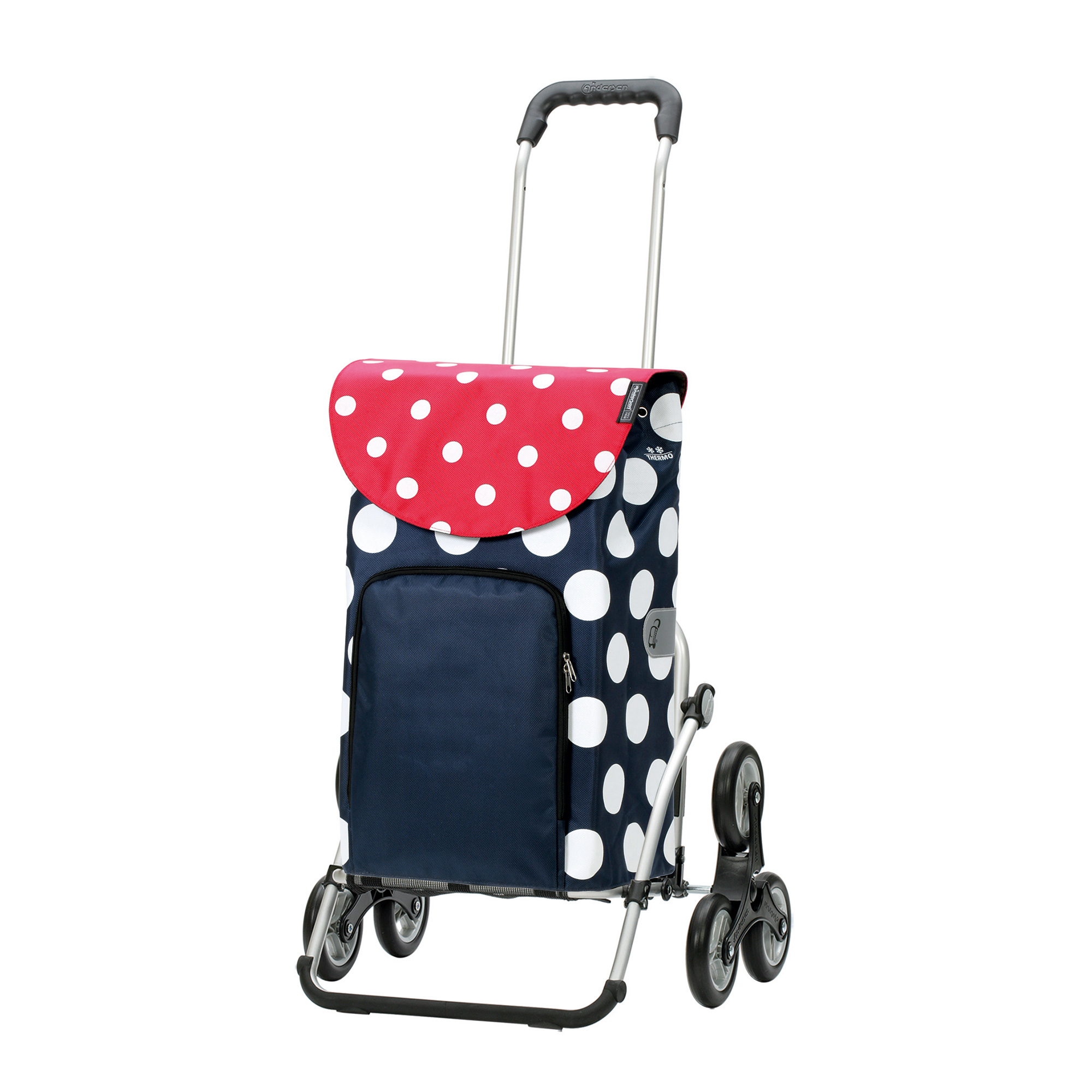 Bild von Royal Shopper (Treppensteiger) Dots blau