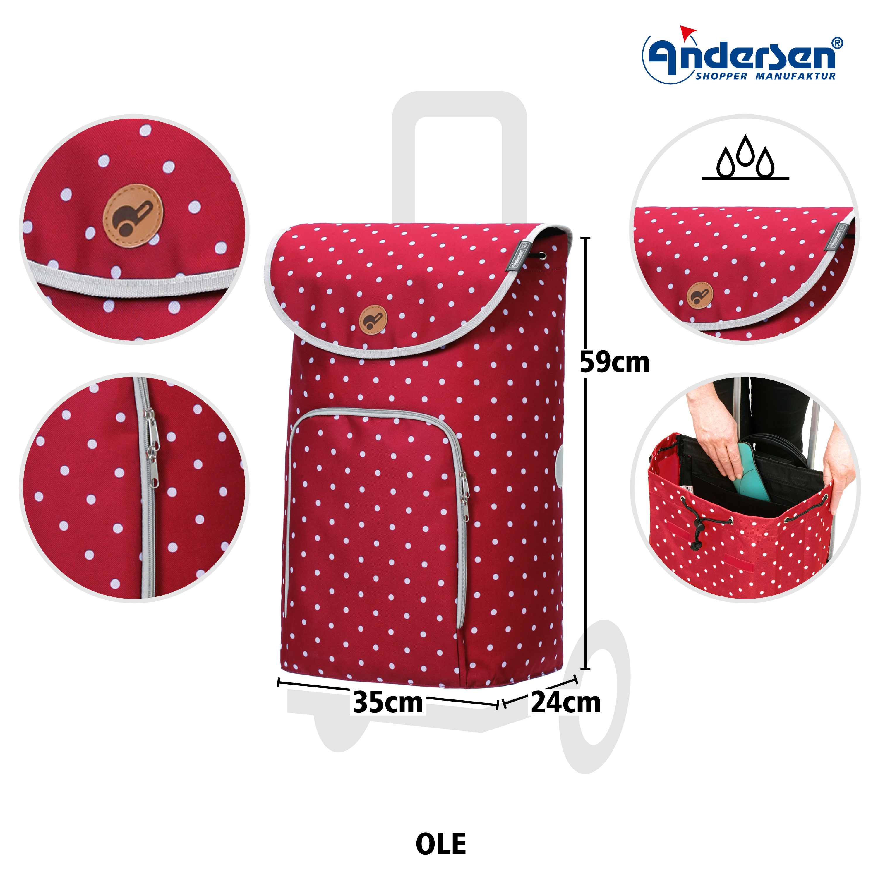 Tasche Ole rot Bild 2