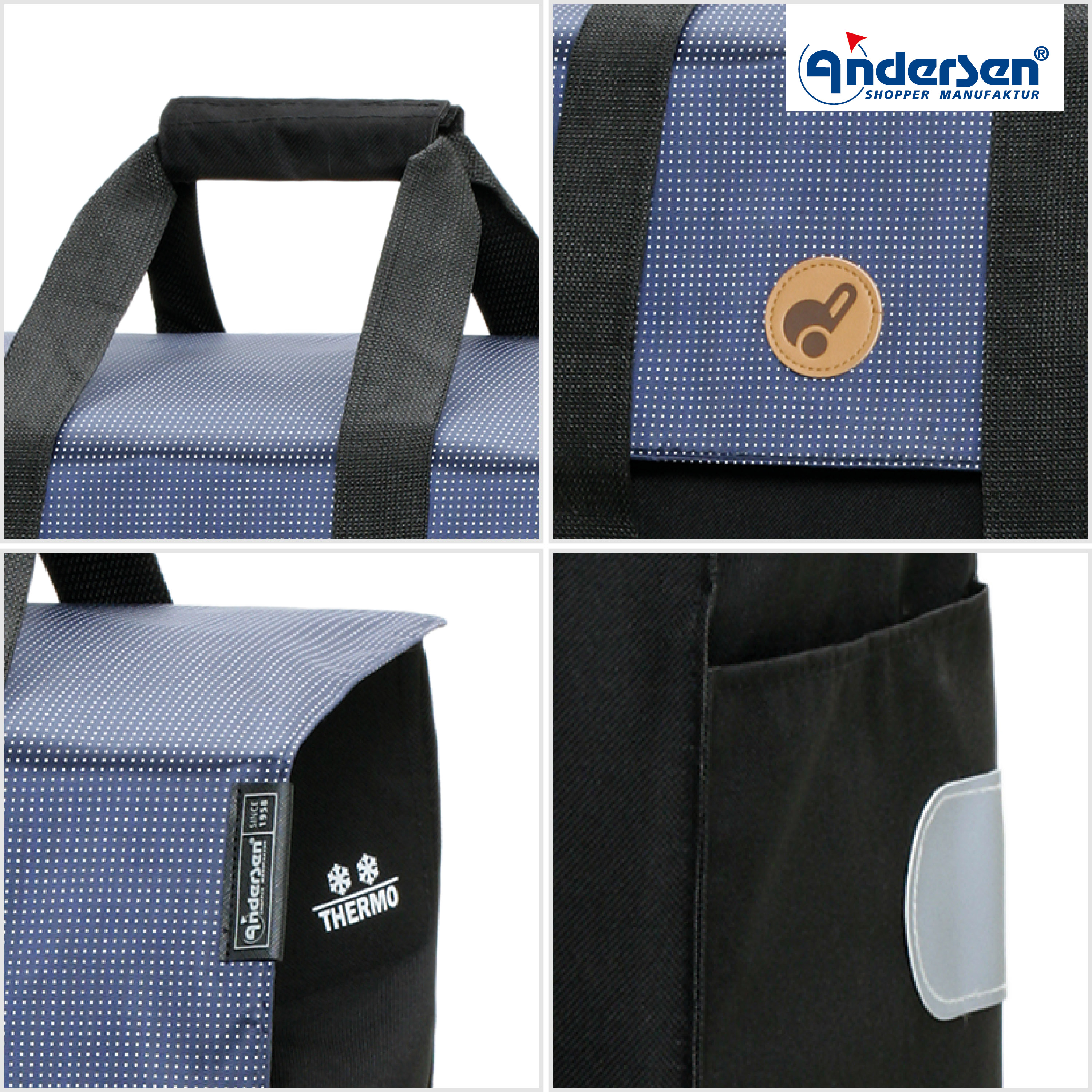 Komfort Shopper Vektor blau Bild 5