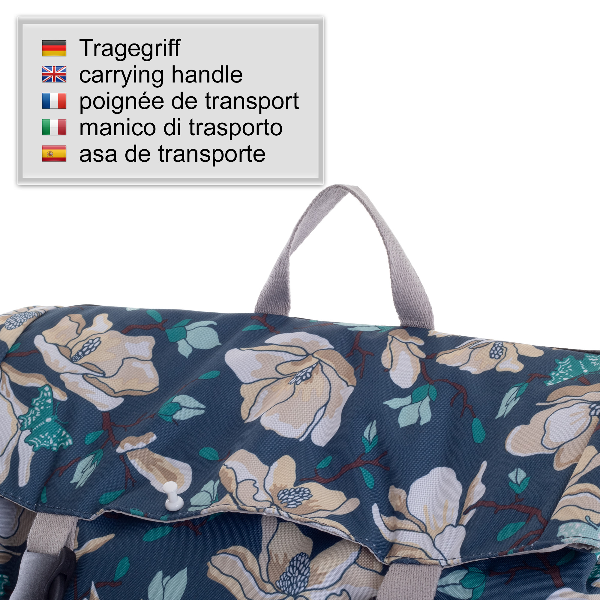 Unus Shopper Fun mit Tasche Fun Basil Magnolia blau Bild 4