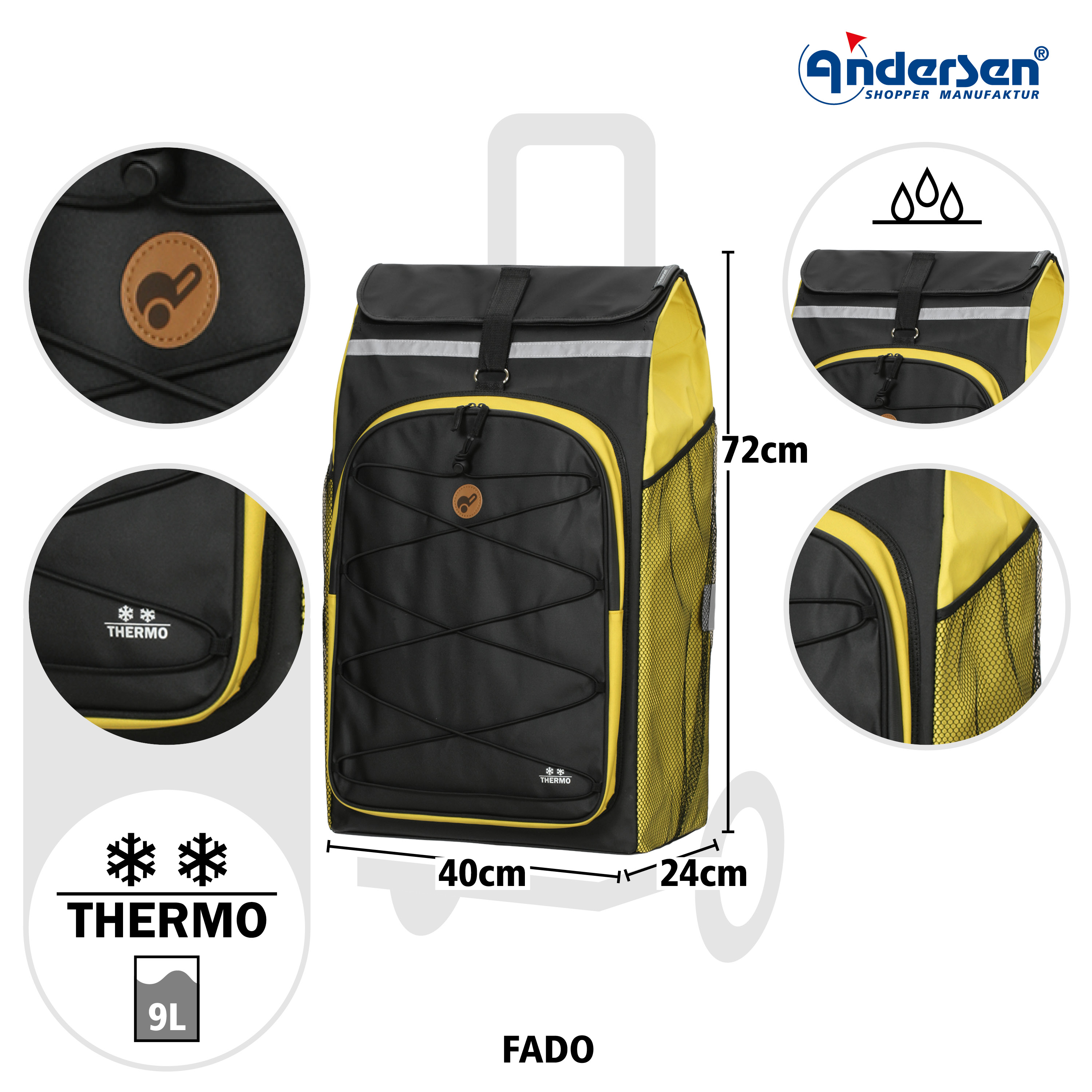 Treppensteiger Cargo Shopper XXL Fado 2.0 gelb Bild 3