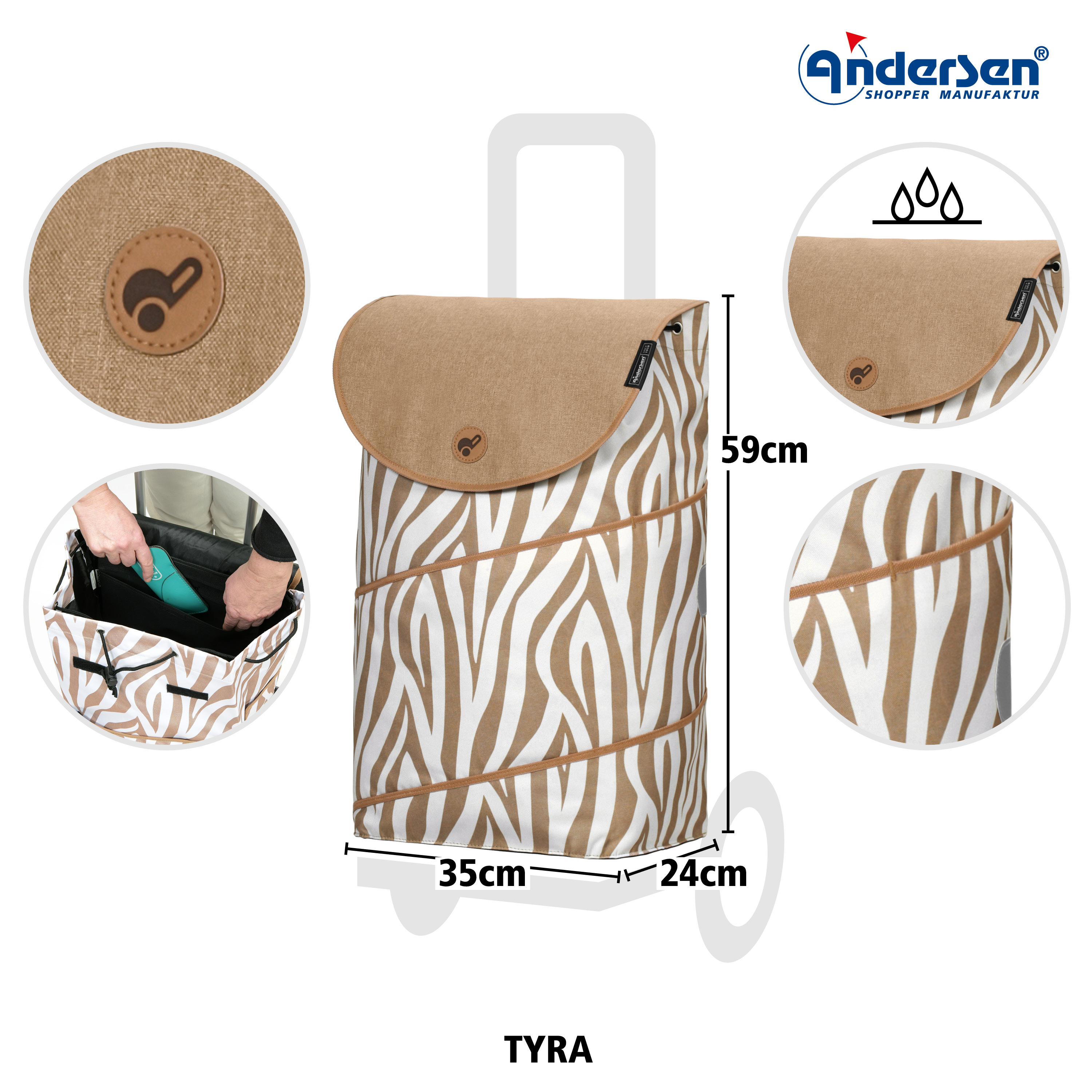 Scala Shopper Plus Tyra zebra Bild 3