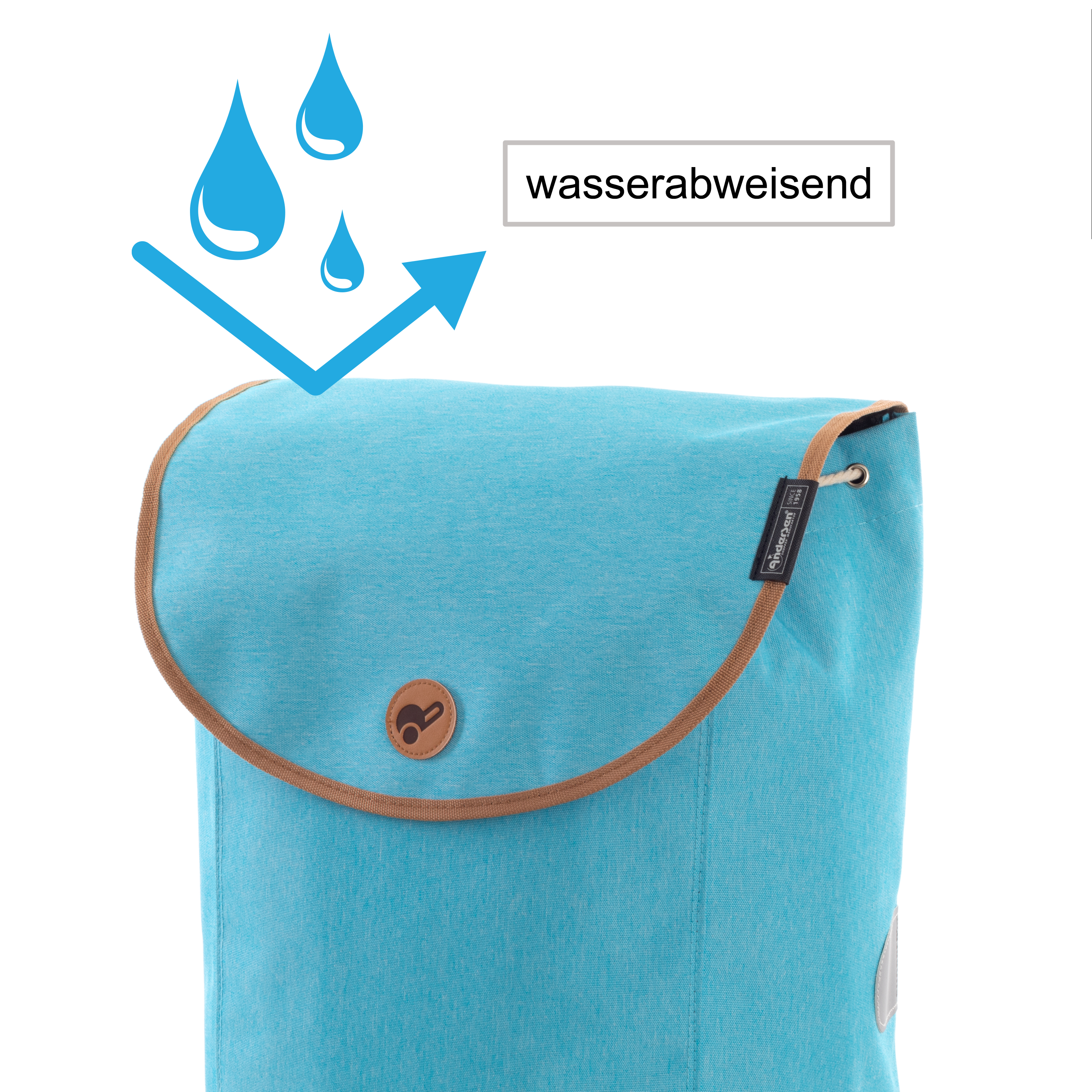 Unus Shopper mit Tasche Emil blau Bild 5