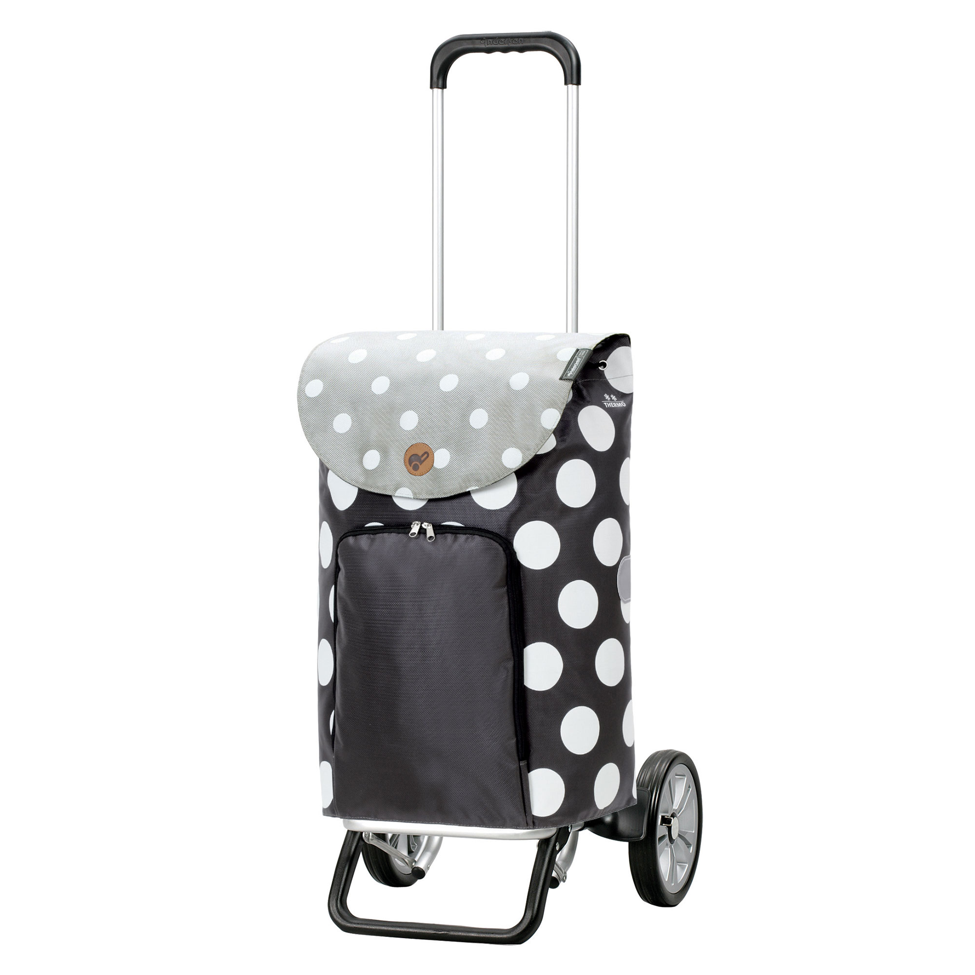 Bild von Alu Star Shopper mit Tasche Dots grau