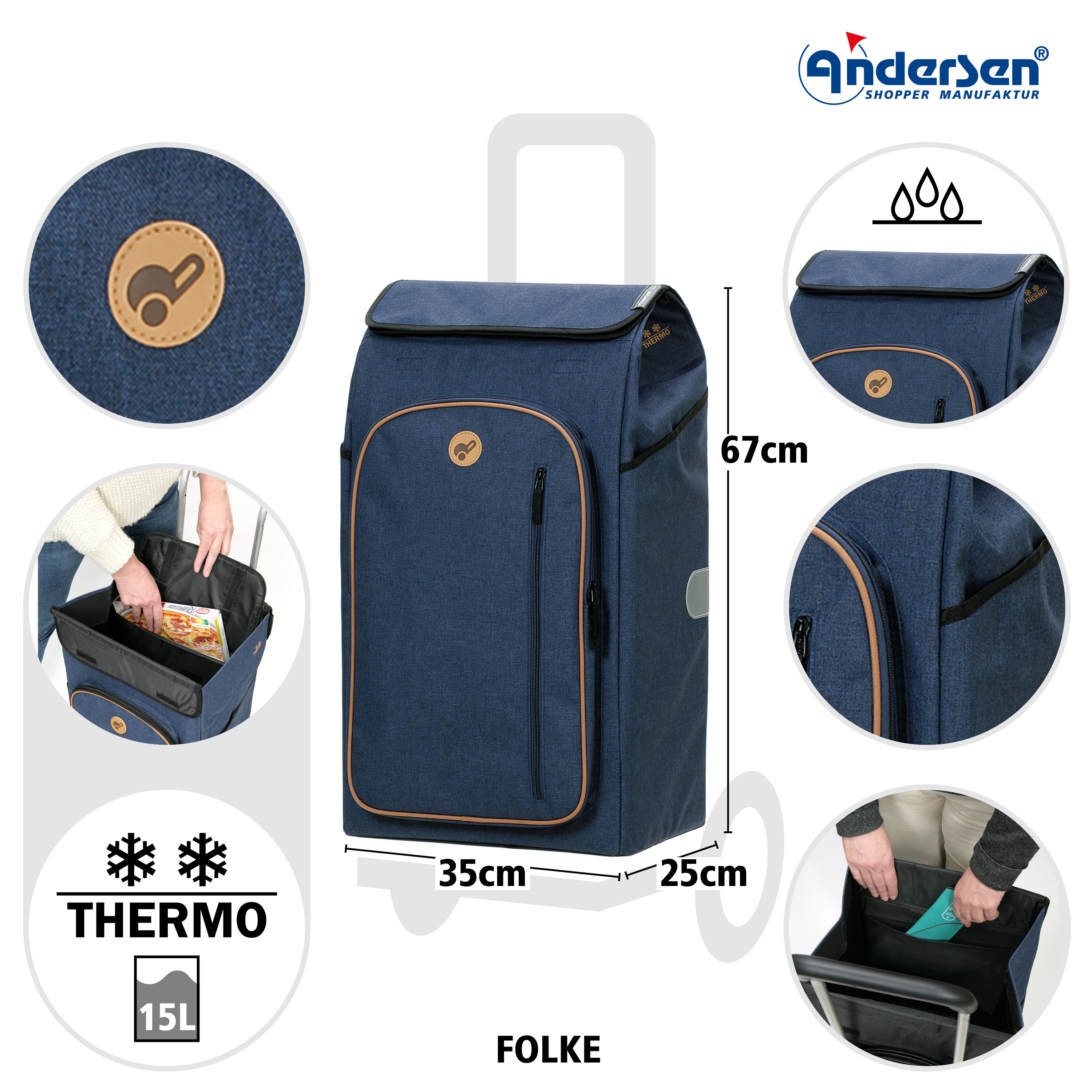 Cargo Shopper XXL Folke blau Bild 3